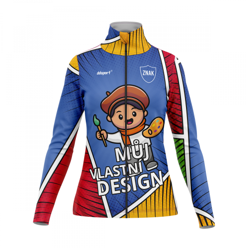 Dámská tepláková bunda - vlastní design - Varianta: Dámská tepl. bunda - vl. design