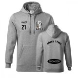 Mikina s kapucí PREMIUM3 tmavě šedá