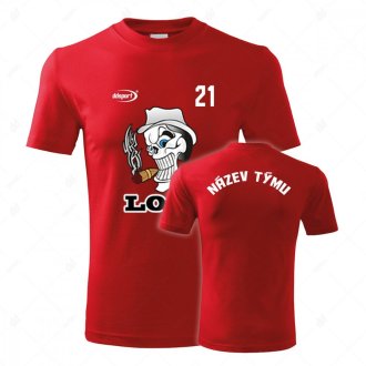 Bavlněné triko s týmovým potiskem PREMIUM LOGO