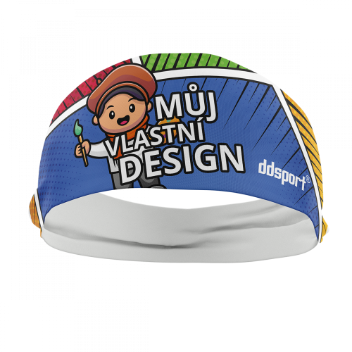 Team headband - custom design - Variant: Čelenka - vl. design