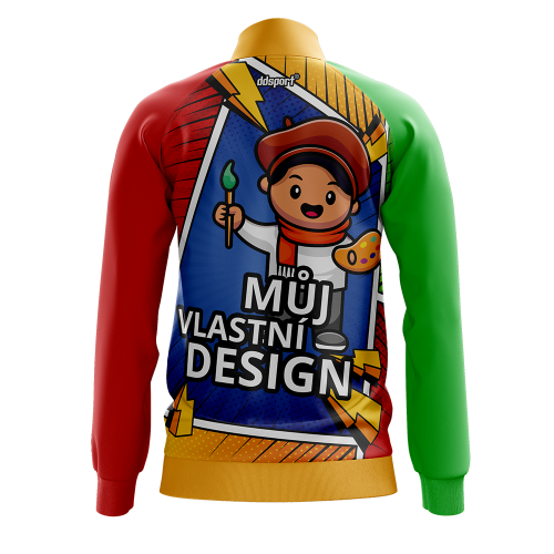 Sweatjacke - eigenes Design - Variante: Teplák. bunda - vl. design