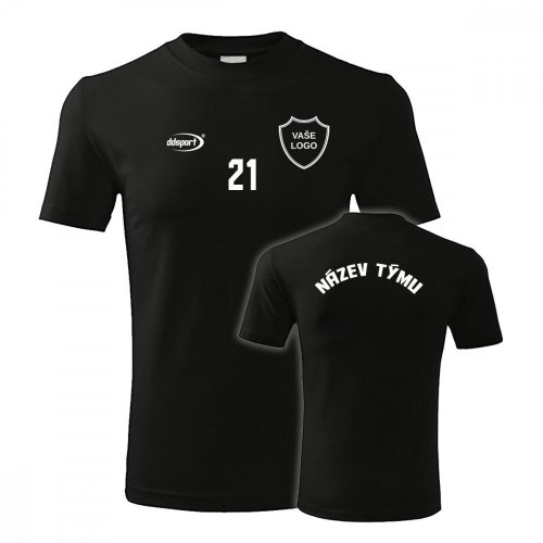 Baumwoll-T-Shirt mit BASIC-Team-Aufdruck