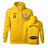 Mikina s kapucí PREMIUM4 žlutá