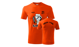 Bavlněné triko s týmovým potiskem PREMIUM LOGO