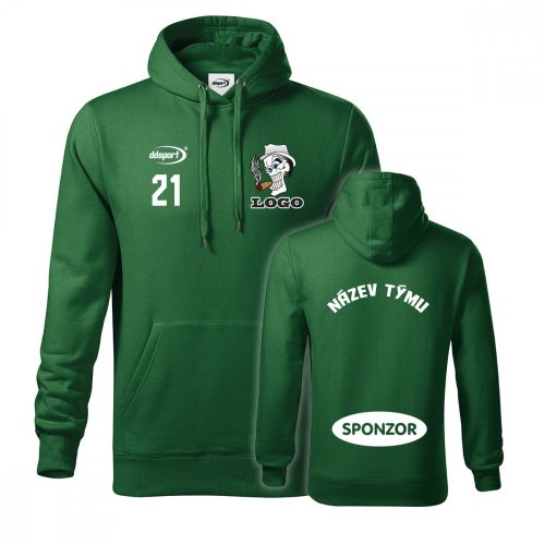 Sweatshirt mit Kapuze und PREMIUM-Teamaufdruck