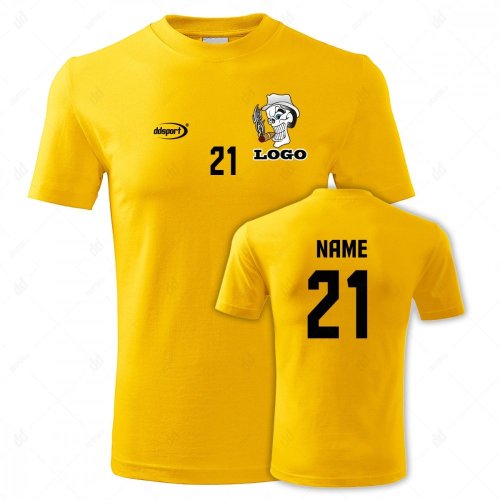 Bavlněné triko s týmovým potiskem PREMIUM