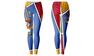 Dámské elastic. kalhoty - vlastní design