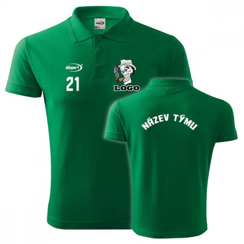 Polokošile Pique PREMIUM s týmovým potiskem