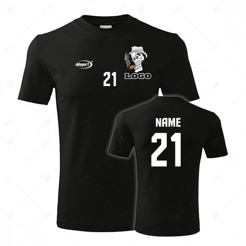 Bavlněné triko s týmovým potiskem PREMIUM