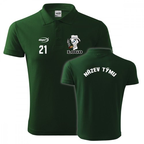 Polokošile Pique PREMIUM s týmovým potiskem