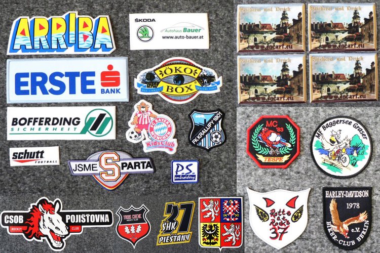 Combination of embroidery and sublimation printing - Variant: Kombinace
