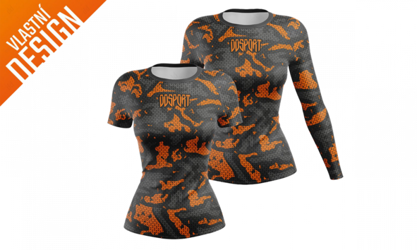 Women's rashguard with long sleeves