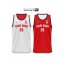 Reversible reversible basketball jersey