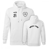 Mikina s kapucí BASIC1 bílá