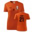 Damen-T-Shirt aus Baumwolle mit PREMIUM-Teamaufdruck