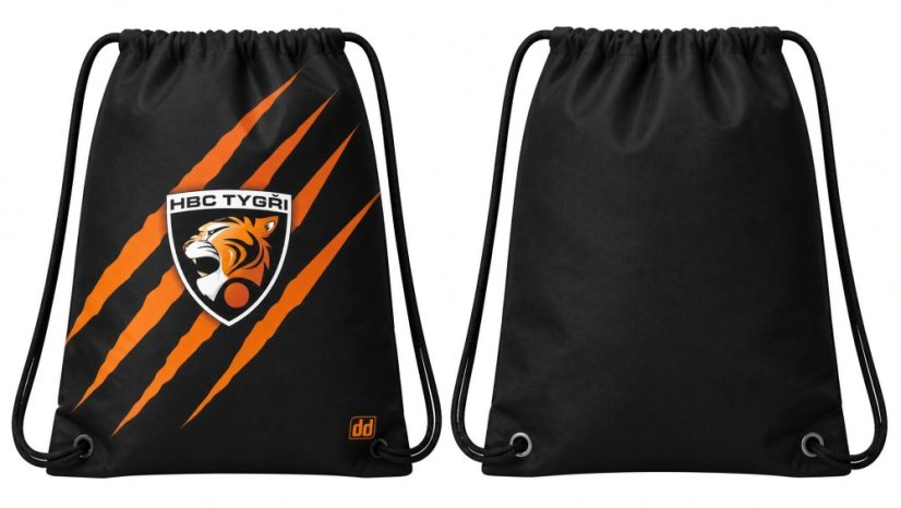 Gymsack s potiskem HBC TYGŘI - Varianta HBC: Gymsack s potiskem