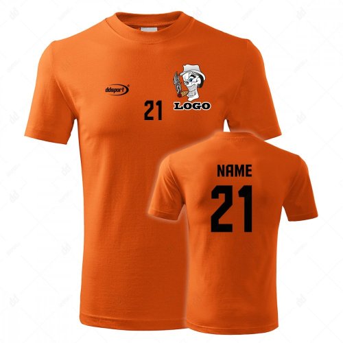 Bavlněné triko s týmovým potiskem PREMIUM