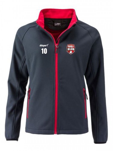 Softshell dámská bunda s výšivkou