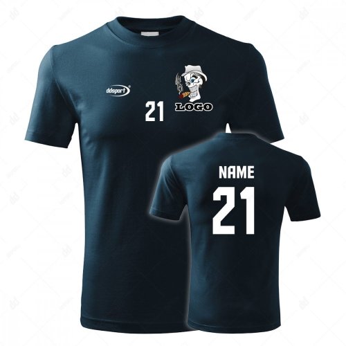 Bavlněné triko s týmovým potiskem PREMIUM