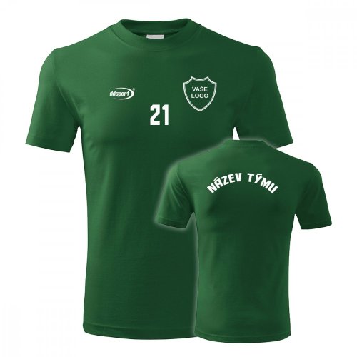 Baumwoll-T-Shirt mit BASIC-Team-Aufdruck