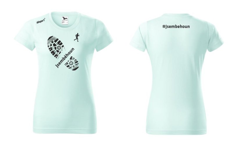 Dámské triko JSEM BĚHOUN