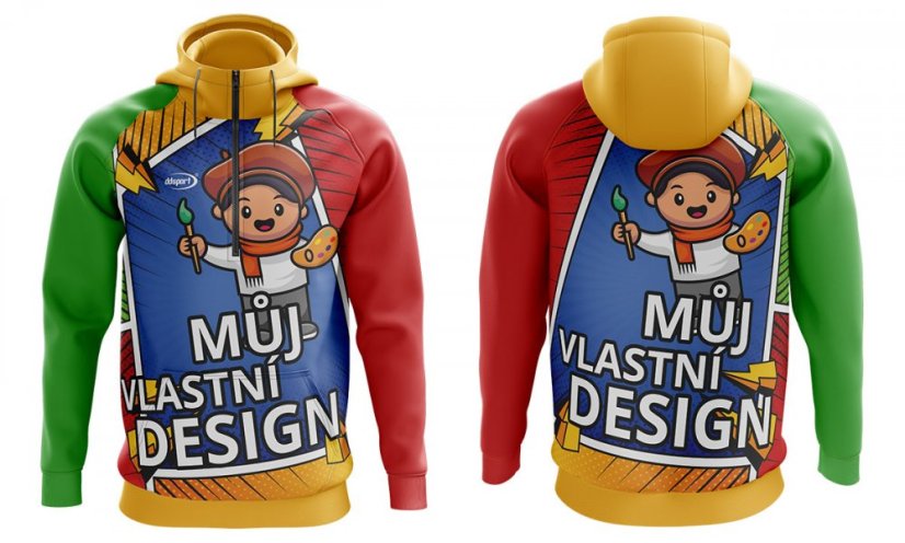 Team sweatshirt - own design - Variant: Tým. mikina - vl.design