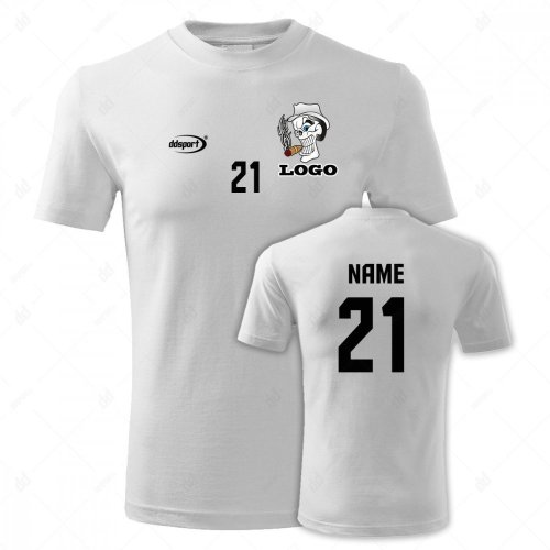 Bavlněné triko s týmovým potiskem PREMIUM