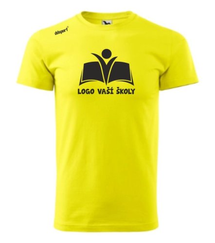 Bavlněné triko s logem školy
