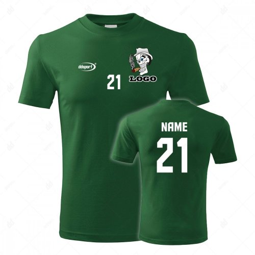 Bavlněné triko s týmovým potiskem PREMIUM