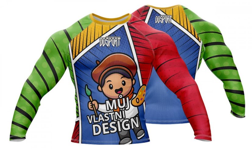 Rashguard pánsky - vlastný design - Varianta: Rashguard pánský - vl. design