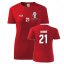 Damen-T-Shirt aus Baumwolle mit PREMIUM-Teamaufdruck