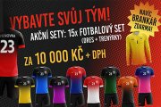 Speciální nabídka: Sada 15 dresů a dres pro brankáře ZDARMA!