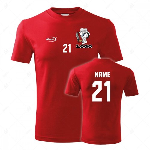 Bavlněné triko s týmovým potiskem PREMIUM