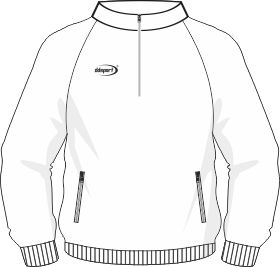 Bez kapuce a kapsy na zip / krátký zip ke krku