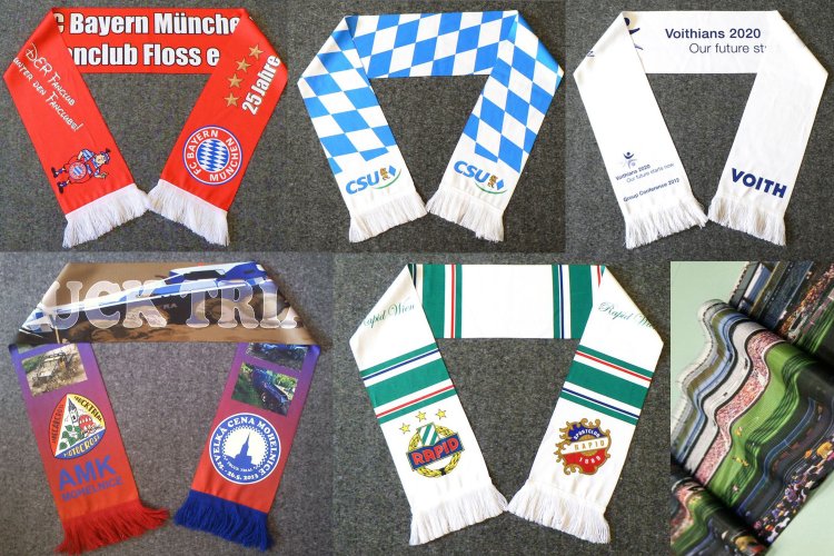 Printed scarves - 100% PES - Variant: Tištěné šály – 100 % PES