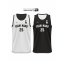 Reversible reversible basketball jersey