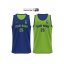 Reversible reversible basketball jersey