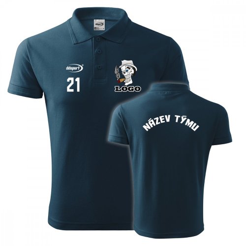 Polokošile Pique PREMIUM s týmovým potiskem