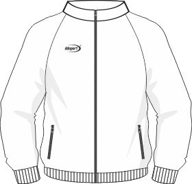 Without hood and zip pocket