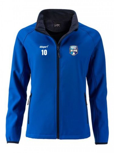 Softshell dámská bunda s výšivkou